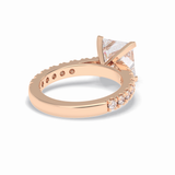 Princess Pave Lab Grown Diamond Engagement Ring
