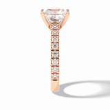 Princess Pave Lab Grown Diamond Engagement Ring