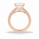 Princess Pave Lab Grown Diamond Engagement Ring
