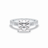 Princess Pave Lab Grown Diamond Engagement Ring