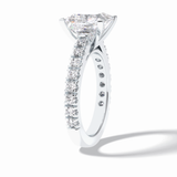 Princess Pave Lab Grown Diamond Engagement Ring
