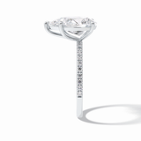 Pear Pave Lab Grown Diamond Engagement Ring