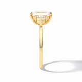 Radiant Three Stone Lab Grown Diamond Engagement Ring