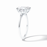 Radiant Three Stone Lab Grown Diamond Engagement Ring