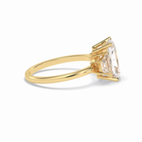Radiant Three Stone Lab Grown Diamond Engagement Ring