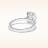 2.5 CT Round Shaped Solitaire Moissanite Bridal Set