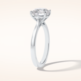 2.5 CT Round Shaped Solitaire Moissanite Bridal Set