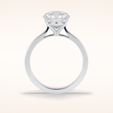 2.5 CT Round Shaped Solitaire Moissanite Bridal Set