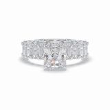 Radiant Pave Lab Grown Diamond Engagement Ring