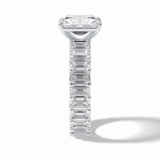 Radiant Pave Lab Grown Diamond Engagement Ring