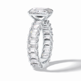 Radiant Pave Lab Grown Diamond Engagement Ring