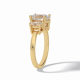 Oval Three Stone Lab Grown Diamond Engagement Ring