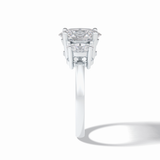 Oval Three Stone Lab Grown Diamond Engagement Ring