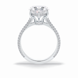 Heart Hidden Halo & Pave Lab Grown Diamond Engagement Ring