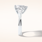 3.05 CT Heart Shaped Three Stone Moissanite Engagement Ring