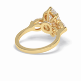 Marquise Three Stone Lab Grown Diamond Engagement Ring