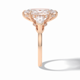 Marquise Three Stone Lab Grown Diamond Engagement Ring