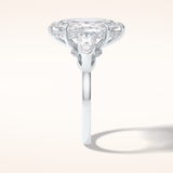 3 CT Marquise Shaped Three Stone Moissanite Engagement Ring