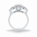 Marquise Three Stone Lab Grown Diamond Engagement Ring