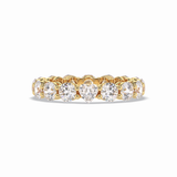 3.03 TCW Round Shape Full Eternity Wedding Band 8