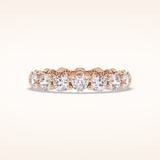 3.03 Round Shaped Moissanite Full Eternity Wedding Band