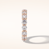 3.03 Round Shaped Moissanite Full Eternity Wedding Band