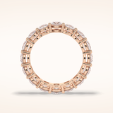 3.03 Round Shaped Moissanite Full Eternity Wedding Band