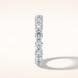 3.03 Round Shaped Moissanite Full Eternity Wedding Band