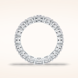 3.03 Round Shaped Moissanite Full Eternity Wedding Band
