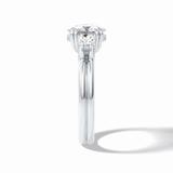 Round Three Stones Lab Grown Diamond Engagement Ring