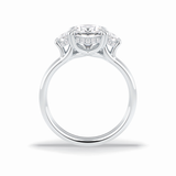 Round Three Stones Lab Grown Diamond Engagement Ring