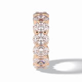 8.64 TCW Oval Shape Full Eternity Wedding Band 18