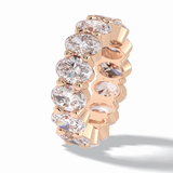 8.64 TCW Oval Shape Full Eternity Wedding Band 20