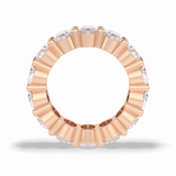 8.64 TCW Oval Shape Full Eternity Wedding Band 21