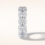 8.46 Oval Shaped Moissanite Full Eternity Wedding Band
