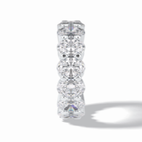 8.64 TCW Oval Shape Full Eternity Wedding Band 5