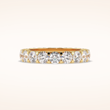 3.03 Round Shaped Moissanite Full Eternity Wedding Band