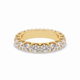 3.03 TCW Round Shape Full Eternity Wedding Band 9
