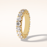 3.03 Round Shaped Moissanite Full Eternity Wedding Band