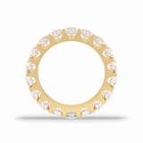 3.03 TCW Round Shape Full Eternity Wedding Band 14