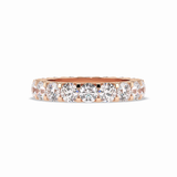 3.03 TCW Round Shape Full Eternity Wedding Band 15