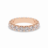 3.03 TCW Round Shape Full Eternity Wedding Band 16