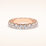 3.03 Round Shaped Moissanite Full Eternity Wedding Band