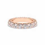 3.03 TCW Round Shape Full Eternity Wedding Band 17