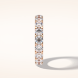3.03 Round Shaped Moissanite Full Eternity Wedding Band