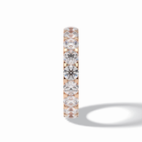 3.03 TCW Round Shape Full Eternity Wedding Band 18