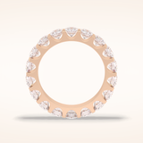 3.03 Round Shaped Moissanite Full Eternity Wedding Band