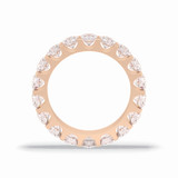 3.03 TCW Round Shape Full Eternity Wedding Band 21