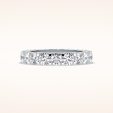3.03 Round Shaped Moissanite Full Eternity Wedding Band