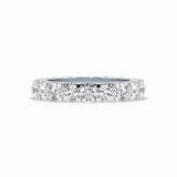3.03 TCW Round Shape Full Eternity Wedding Band 1